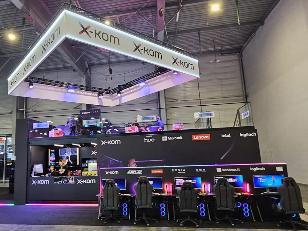 Stoisko targowe X-kom