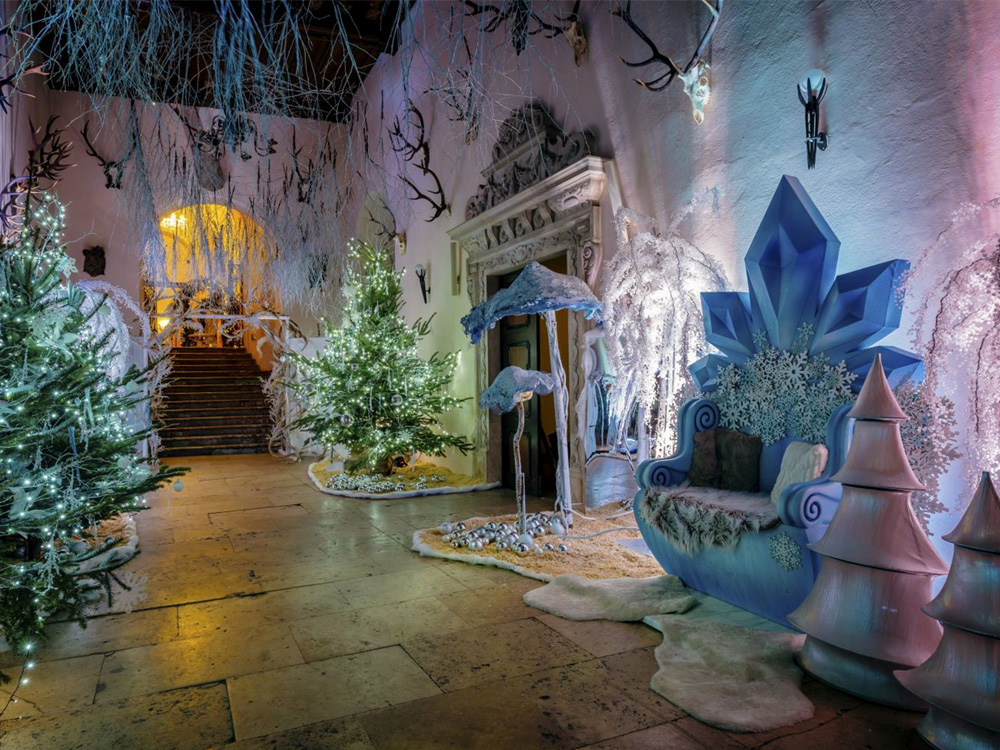 scenografia „Zimowy Las” - wystawa na Zamku Książ