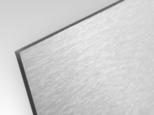 Płyty kompozyt reklamowy jednostronny szczotkowany srebrny 3 mm