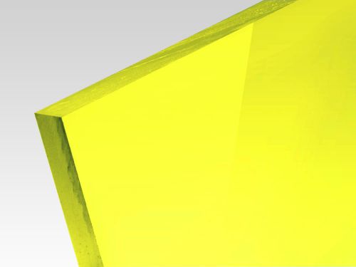 Płyty akrylowe wylewane kolory fluo żółty 3 mm