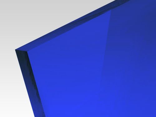 Płyty akrylowe wylewane kolory transparentne niebieski 3 mm