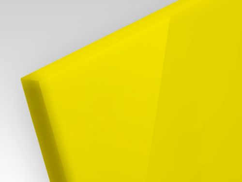 Płyty akrylowe ekstrudowane kolor żółty 3 mm