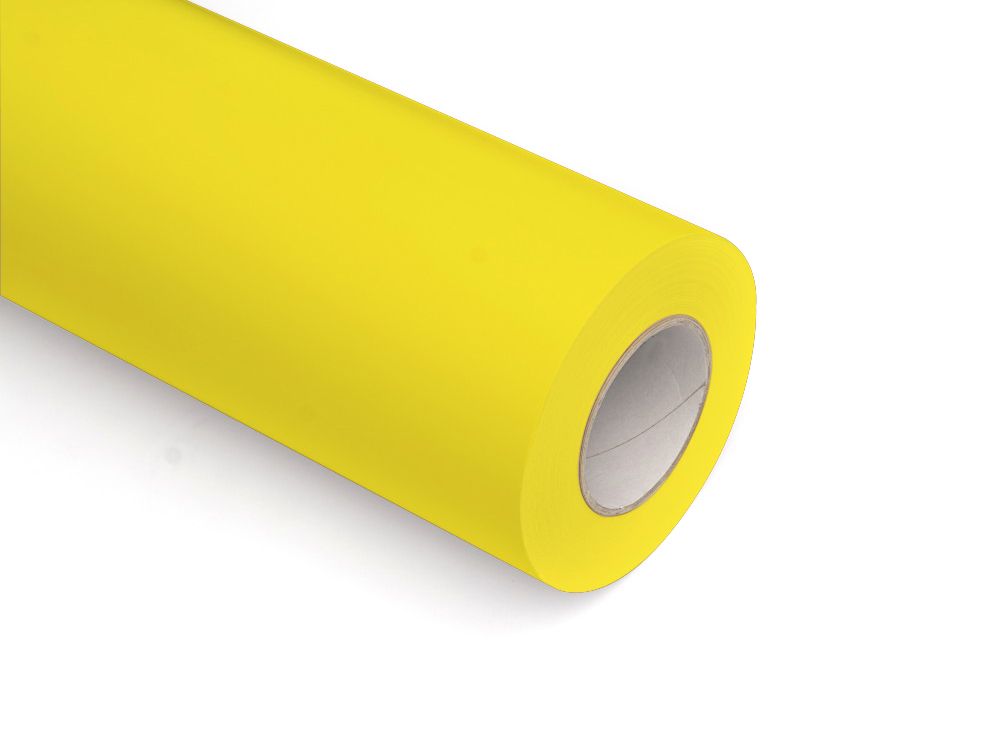 Folie samoprzylepne ploterowe monomerowe matowe AV525 jasny żółty