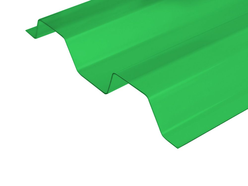 ECOLUX kolory trapez 70/18 transparentny zielony