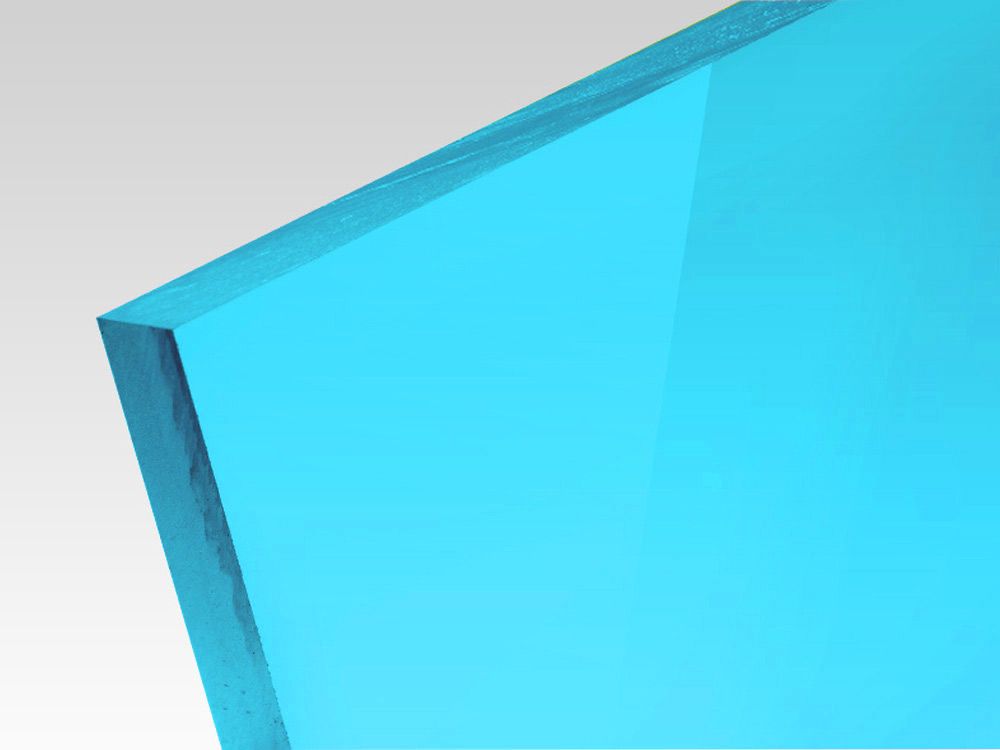 Płyty akrylowe wylewane kolory fluo niebieski 3 mm