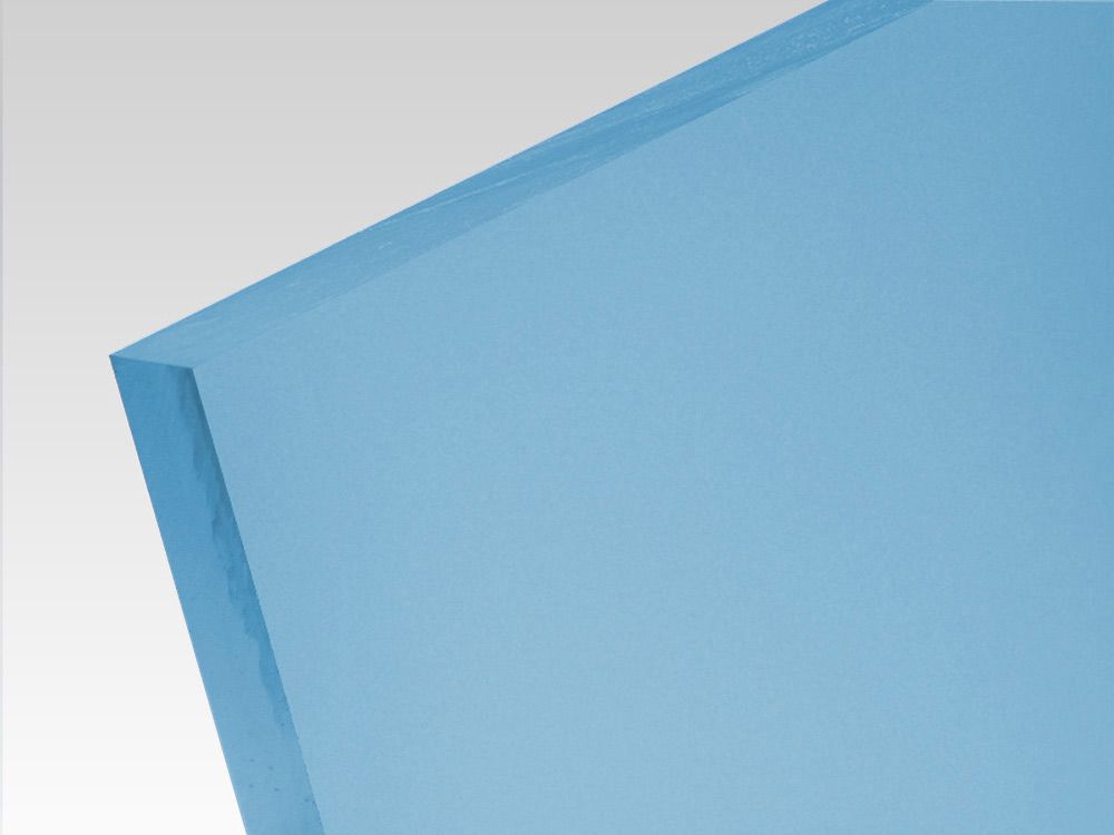 Płyty akrylowe wylewane kolory translucentne jasny niebieski 3 mm
